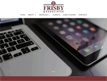 Tablet Screenshot of frisbyassociates.com
